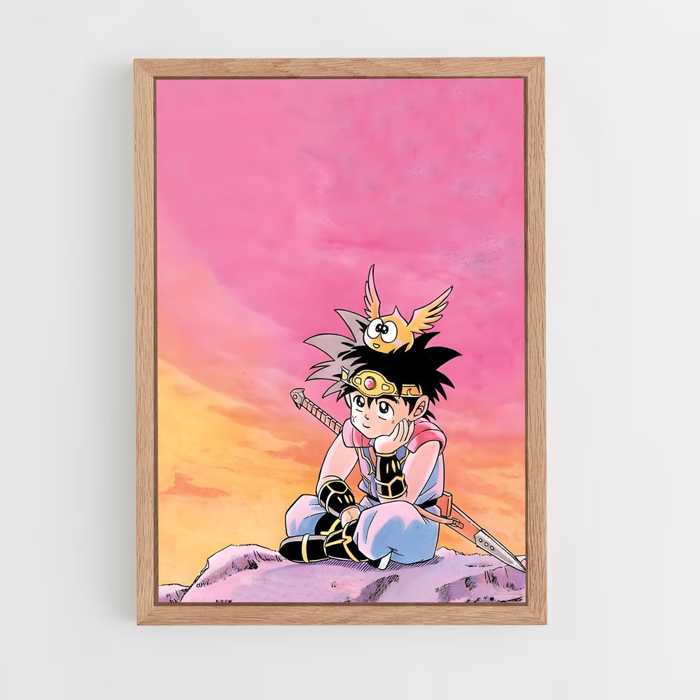 Poster Dragon quest RPG (vue 4)